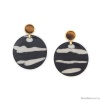 Серьги Nature Bijoux, Zebra, тигровый глаз, смолистый песок в смоле, NB24.2-12-79720 черный Серьги Nature Bijoux, Zebra, тигровый глаз, смолистый песок в смоле, NB24.2-12-79720 черный