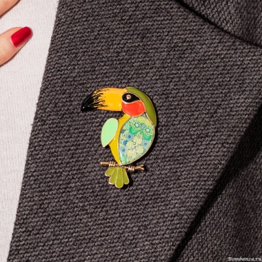 Брошь Shadore, Тукан