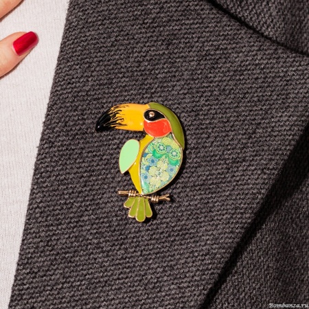 Брошь Shadore, Тукан