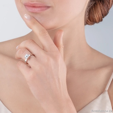 Кольцо Coeur de Lion, Crystal silver, 0500/40-1817 60 Кольцо Coeur de Lion, Crystal silver, 0500/40-1817 60