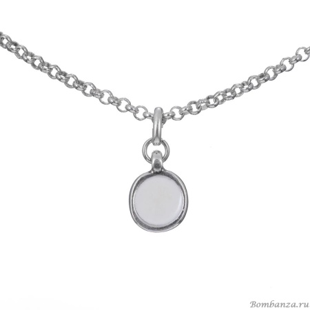 Колье Tra-la-ra, Fluor, с подвеской из смолы, TLR23-235P205 белый