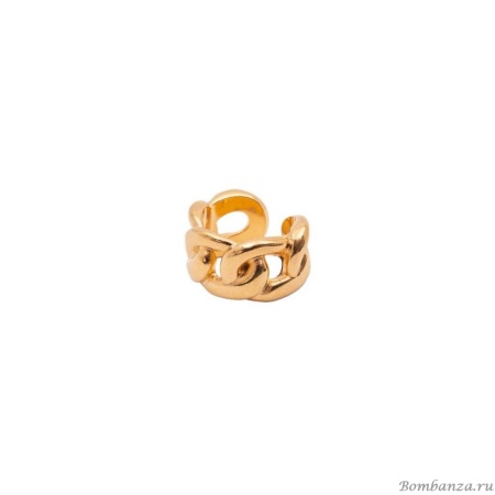 Кольцо Tucco, Mikonos, разъемное, дизайн в форме цепи, TC-TMA38 золотистый