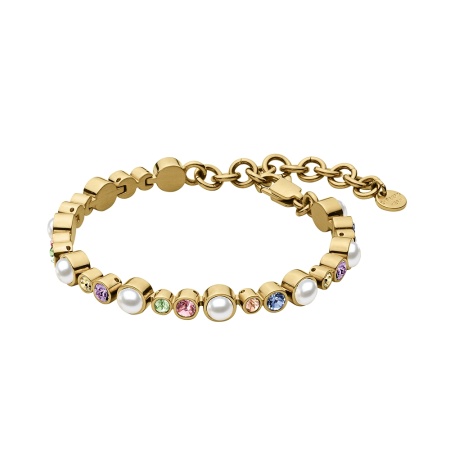 Браслет Dyrberg Kern, SACHA SG PASTEL MULTI / WHITE PEARL, 450096