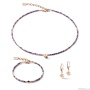 Браслет Coeur de Lion, Amethyst Rose Gold 5080/30-0846. Германия