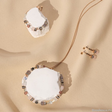 Серьги Coeur de Lion, Rose-Grey, 3035/21-1912 Серьги Coeur de Lion, Rose-Grey, 3035/21-1912
