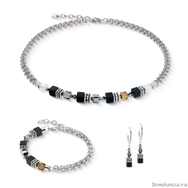 Браслет Coeur de Lion, Black-Silver, 3021/30-1317 Браслет Coeur de Lion, Black-Silver, 3021/30-1317. Германия