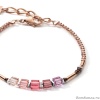 Браслет Coeur de Lion, Shades Of Pink-Lilac 5027/30-1927. Германия