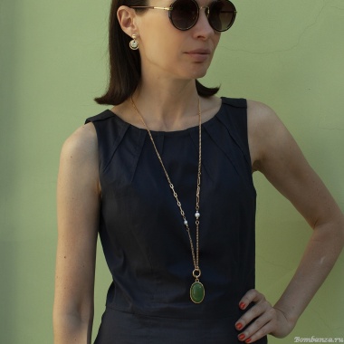 Колье Fiore Luna, GREEN AVENTURINE, LN5155 G/G