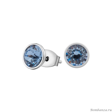 Пусеты Fiore Luna, Light Sapphire