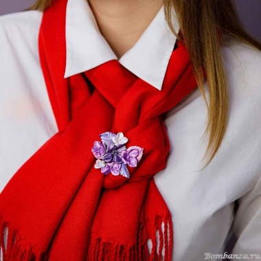 Брошь Shadore, Фиалки