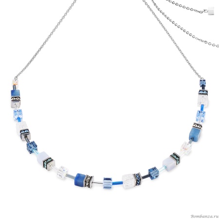 Колье Coeur de Lion, Blue-Silver, 3035/10-0717 Колье Coeur de Lion, Blue-Silver, 3035/10-0717