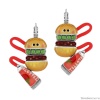 Серьги TARATATA, Ketchup, смола,блестки,микробусины,шнур,кабошон, TT-W23-08754-10M серебристый Серьги TARATATA, Ketchup, смола,блестки,микробусины,шнур,кабошон, TT-W23-08754-10M серебристый