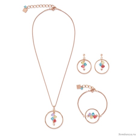 Колье Coeur de Lion,  Multicolour Pastel 5002/10-1522. Германия