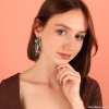 Серьги TARATATA, Papong, смола, бусины, стразы, тигровый глаз, TT-E24-11998-10M серебристый Серьги TARATATA, Papong, смола, бусины, стразы, тигровый глаз, TT-E24-11998-10M серебристый