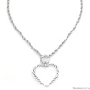 Колье Ori Tao, Merida, с сердцем, OT24.2-15-31820 серебристый