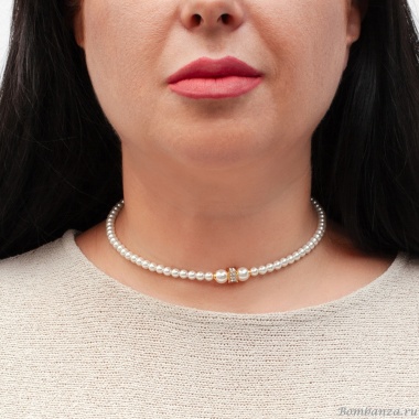 Колье Fiore Luna, Cube Crystal, B2409PE-N01.2 BW/G