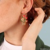 Серьги TARATATA, Basilic, с цветной смолой, TT-T23-04713-20M золотистый Серьги TARATATA, Basilic, с цветной смолой, TT-T23-04713-20M золотистый