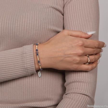 Браслет Lanzerotti, Alba, с перламутром и кристаллами, LZ-24.02-031 бежевый