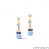 Серьги Coeur de Lion,  Blue-Gold 2839/21-0716. Германия