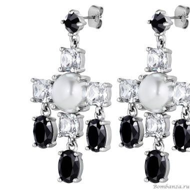 Серьги Dyrberg Kern, LEONORA SS CRYSTAL / BLACK, 430074 Серьги Dyrberg Kern, LEONORA SS CRYSTAL / BLACK, 430074