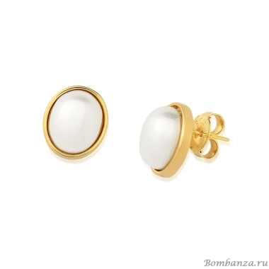 Пусеты Possebon, White Pearl