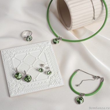 Кольцо Fiore Luna, Peridot