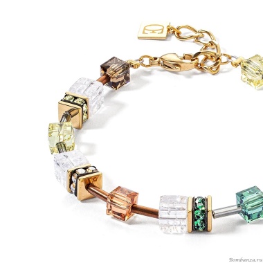 Браслет Coeur de Lion, Olive-Brown, 3018/30-0911. Германия