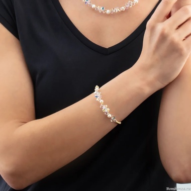 Браслет Coeur de Lion, Crystal-Gold, 1136/30-1816 Браслет Coeur de Lion, Crystal-Gold, 1136/30-1816. Германия