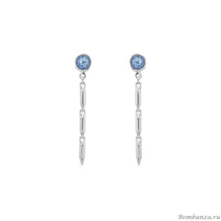 Серьги VIDDA, Fire, с кристаллом Swarovski, VD25.2-02325 голубой