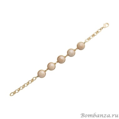 Классический браслет Possebon, Pearl Amazonite Beige Классический браслет Possebon, Pearl Amazonite Beige