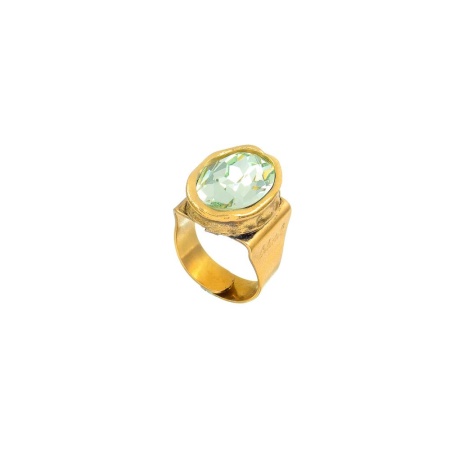 Кольцо Celeste G, разъемное, с кристаллом Swarovski, CS25.1-2089 мятный