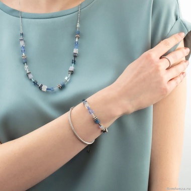 Браслет Coeur de Lion, Blue-Silver, 3035/30-0717 Браслет Coeur de Lion, Blue-Silver, 3035/30-0717. Германия
