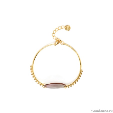 Браслет Franck Herval, Sherine, с кристаллами Swarovski и перламутром, FH22.2-13-72010 золотистый