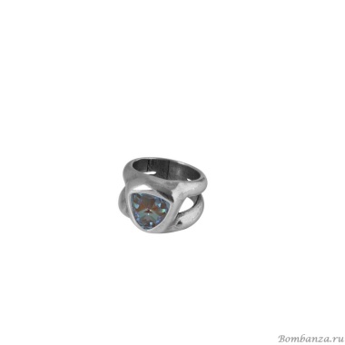 Кольцо VIDDA, Serenity, с кристаллом Swarovski, VD22-01405 аквамариновый, 18,5