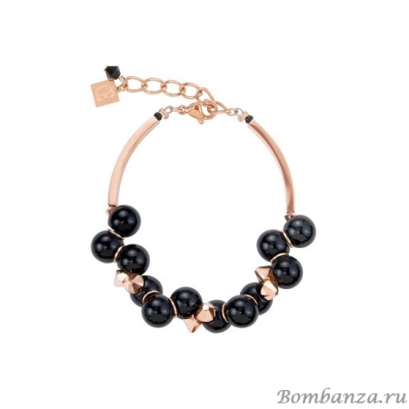 Браслет Coeur de Lion, Black & Swarovski®, 4937/30-1300. Германия