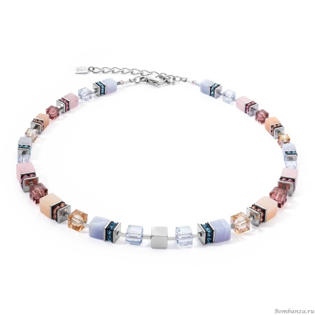 Колье Coeur de Lion, Light blue-Beige, 3039/10-0738. Германия