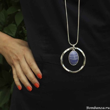 Колье Fiore Luna, SAPPHIRINE AGATE