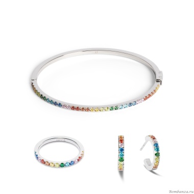 Кольцо Coeur de Lion, Multicolour Silver, 0146/40-1517 58