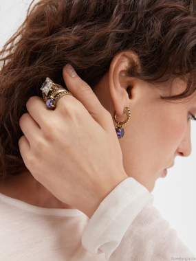 Кольцо Fiore di Firenze SEGRETI DELL'OCEANO AN0588-0433 CERCHIO AMETISTA Кольцо Fiore di Firenze SEGRETI DELL'OCEANO AN0588-0433 CERCHIO AMETISTA