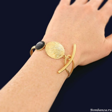 Браслет TARATATA, Instinct, со смолой и слюдяным порошком, TT-H25-10315-204 синий