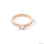 Кольцо Coeur de Lion, Crystal-Rose gold 19 мм, 0501/40-1822 60