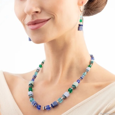 Серьги Coeur de Lion, Blue-Green, 3039/21-0705 Серьги Coeur de Lion, Blue-Green, 3039/21-0705