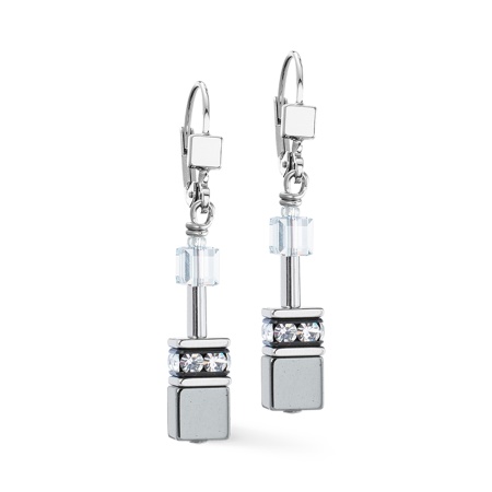 Серьги Coeur de Lion, Grey-Silver, 4015/20-1217 Серьги Coeur de Lion, Grey-Silver, 4015/20-1217