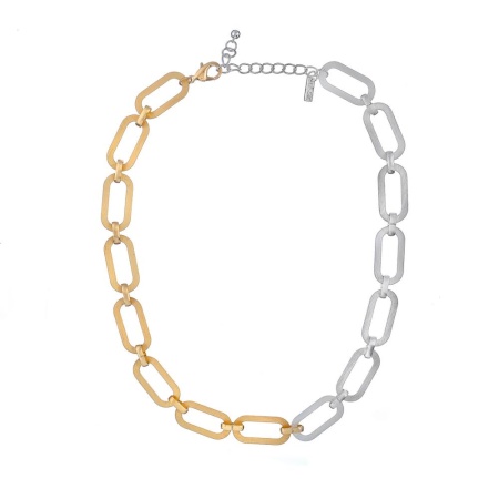 Колье Dansk Copenhagen, Audrey, двухцветный металл, DNSK25.1-9C2307019 серебристый