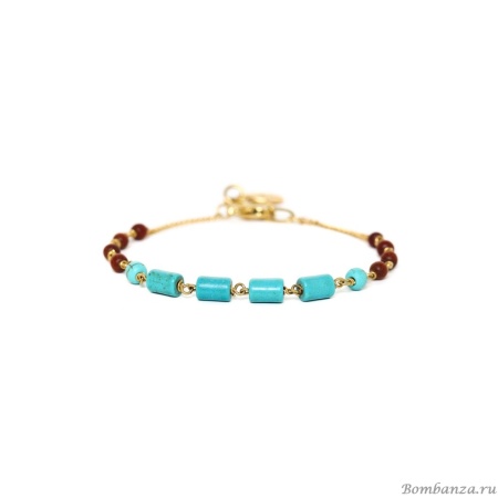 Браслет Nature Bijoux, Boreal, с деревом сибукао, говлитом, NB23.2-13-43134 голубой