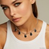Колье VIDDA, Drop, с кристаллами Swarovski, VD23.2-01748 синий, 50см