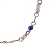Колье Alcozer&J, с лазуритом и аметистом, AL-C58KL25-R синий
