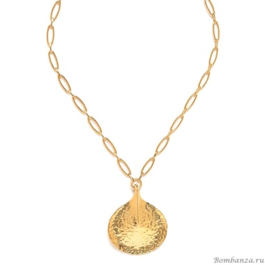 Колье ORI TAO, Petales, с лепестком, OT24.1-15-31712 золотистый