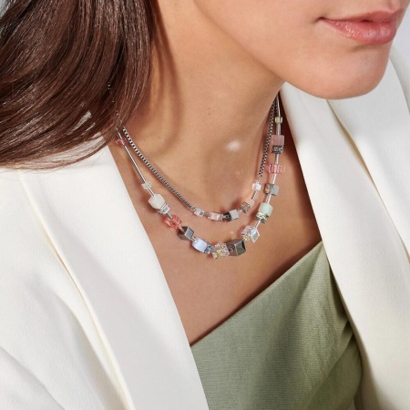 Колье Coeur de Lion  4 в 1, Multicolor Pastel 5007/10-1522. Германия