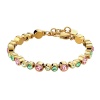 Браслет Dyrberg Kern, TERESIA SG ROSE/GREEN, 420108